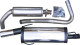 Sports silencer set Steel from Intermediate pipe  (1013108) - Saab 9-3 (-2003), 900 (1994-)
