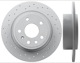 Brake disc Rear axle perforated Sport Brake disc 12763591 (1013349) - Saab 9-5 (-2010)