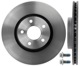 Brake disc Front axle internally vented 31471819 (1013366) - Volvo C30, C70 (2006-), S40, V50 (2004-)