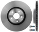 Brake disc Front axle internally vented 31400942 (1013367) - Volvo C70 (2006-), S40, V50 (2004-)