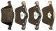 Brake pad set Front axle 32373163 (1013371) - Volvo S60 (-2009), V70 P26 (2001-2007), XC70 (2001-2007), XC90 (-2014)