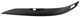 Zierleiste, Stoßstange vorne links nicht lackierbar schwarz 9151823 (1014451) - Volvo S80 (-2006)
