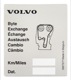 Label Timing belt exchange Timing belt housing  (1014999) - Volvo universal ohne Classic