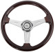 Steering wheel Mugello Classico Wood  (1015120) - Volvo 120, 130, 220, 140, 164, P1800, P1800ES, PV