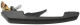 Door handle front right rear right black without Seals 6846647 (1015295) - Volvo 700, 900