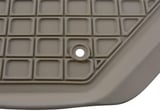 Floor accessory mats Synthetic material beige consists of 4 pieces
