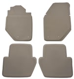 Floor accessory mats Synthetic material beige consists of 4 pieces