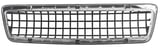 Radiator grill without Rod without Emblem with square grid