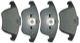 Brake pad set Front axle 32373185 (1016098) - Volvo S60 (2011-2018), S80 (2007-), V60 (2011-2018), V70 (2008-), XC70 (2008-)