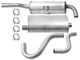 Exhaust system from Catalytic converter 31405111 (1016583) - Volvo 700, 900