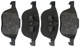 Brake pad set Front axle 32373150 (1016637) - Volvo C30, C70 (2006-), S40, V50 (2004-)