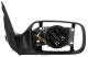 Housing, Outside mirror right 4932026 (1016692) - Saab 9-3 (-2003), 900 (1994-)
