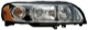 Headlight right H7 with Indicator 30698826 (1017126) - Volvo S60 (-2009)