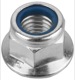 Lock nut with plastic-insert with Collar M12x1,75 Zinc-coated  (1017151) - universal 