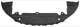 Air guide Bumper front 30655172 (1017575) - Volvo S80 (2007-), V70 (2008-)
