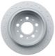 Brake disc Rear axle non vented perforated Sport Brake disc