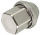 Wheel nut silver Cap nut with loose conical collar