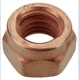 Nut without Collar M8 copper-coated  (1017882) - universal 