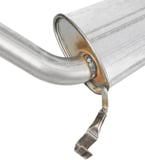 Middle silencer splitted part