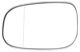 Spiegelglas, Außenspiegel fahrerseitig 30762571 (1019136) - Volvo C30, C70 (2006-), S40, V50 (2004-), S60 (-2009), V70 P26 (2001-2007)