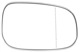 Spiegelglas, Außenspiegel beifahrerseitig 30762572 (1019137) - Volvo C30, C70 (2006-), S40, V50 (2004-), S60 (-2009), V70 P26 (2001-2007)