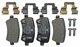 Brake pad set Rear axle 32300258 (1019621) - Volvo S80 (2007-), V70 (2008-), XC70 (2008-)