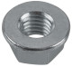 Nut with Collar with metric Thread M10 Zinc-coated