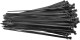 Cable clip black 100 pcs. 360 mm 7,5 mm  (1019934) - universal 