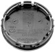 Wheel Center Cap silver for Genuine Light alloy rims Piece