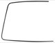 Zierleiste, Verglasung Heckscheibe links schwarz 1312759 (1020174) - Volvo 200