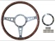 Steering wheel Moto Lita Wood dished riveted  (1020244) - Volvo 120, 130, 220, 140, 164, P1800, P1800ES, PV