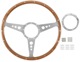 Steering wheel Moto Lita Wood dished riveted  (1020298) - Volvo 120, 130, 220, 140, 164, P1800, P1800ES, PV