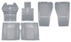 Floor rubber mat Rubber grey Kit 6 -piece 659476 (1020921) - Volvo P210, PV