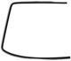 Zierleiste, Verglasung Frontscheibe rechts chrom 1372078 (1021169) - Volvo 200