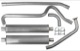 Sports silencer set Steel from Manifold  (1021176) - Volvo PV