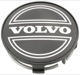 Nabenkappe schwarz für Original-Alufelgen Stück 30638643 (1021193) - Volvo S40, V40 (-2004)