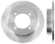 Brake disc Rear axle non vented 30872940 (1021282) - Volvo S40, V40 (-2004)