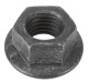 Lock nut all-metal with Collar with metric Thread M12 Zinc-coated 985870 (1021316) - universal 