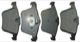 Brake pad set Front axle 32373183 (1021524) - Volvo S60 (2011-2018), S60 CC (-2018), S80 (2007-), V60 (2011-2018), V60 CC (-2018), V70 (2008-), XC70 (2008-)