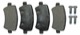 Brake pad set Rear axle 32300258 (1021525) - Volvo S80 (2007-), V70 (2008-), XC70 (2008-)