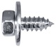 Fender screw 6,3 mm Kit 100 Pcs  (1021687) - universal 