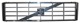 Gitter, Kühlergrill mit Strebe mit Emblem mit Rechteckgitter schwarz 1341309 (1022024) - Volvo 700