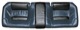 Bezug, Polster Rückbank Sitzfläche schwarz-blau 1376213 (1022258) - Volvo 700