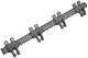 Rocker arm Shaft, Valve train Exchange part  (1022507) - Volvo 120, 130, 220, 140, P1800, PV, P210