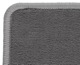 Floor accessory mats Velours grey consists of 4 pieces