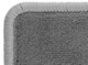 Fußmattensatz Velours grau bestehend aus 4 Stück