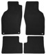 Floor accessory mats Velours black consists of 4 pieces  (1022524) - Saab 9-3 (-2003)