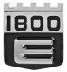Emblem Heckblech P1800E 684804 (1022542) - Volvo P1800