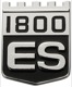 Emblem Heckblech P1800ES 1211295 (1022543) - Volvo P1800ES