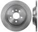 Brake disc Rear axle non vented 31471746 (1023336) - Volvo S60 (2011-2018), S60 CC (-2018), S80 (2007-), V60 (2011-2018), V60 CC (-2018), V70, XC70 (2008-)